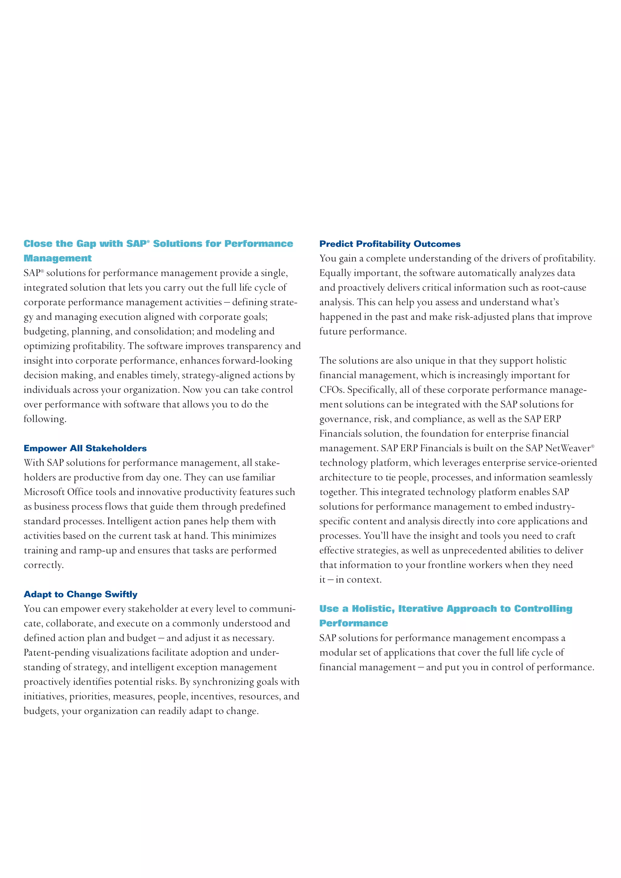 Corporate Performance Management