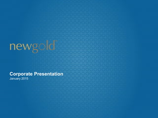 Corporate Presentation
January 2015
 
