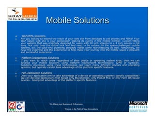 Corporate Presentation of Graylogic