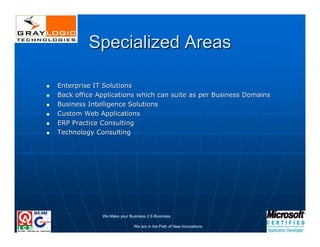 Corporate Presentation of Graylogic