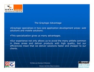 Corporate Presentation of Graylogic