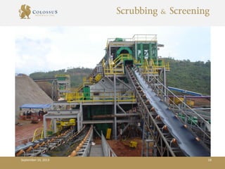 Scrubbing & Screening
September 10, 2013 18
 