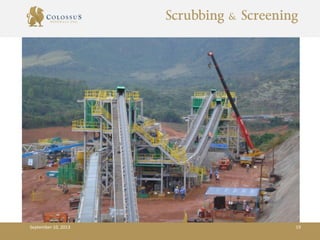 Scrubbing & Screening
September 10, 2013 19
 