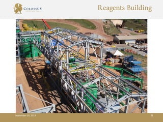 Reagents Building
September 10, 2013 23
 