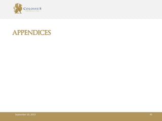 APPENDICES
September 10, 2013 45
 