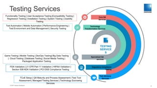 About Indium Software - Software Testing Service Offering | PPTX