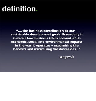 Corporate Social Responsibility