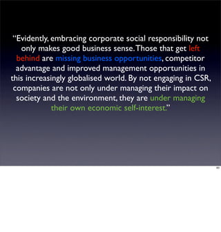 Corporate Social Responsibility