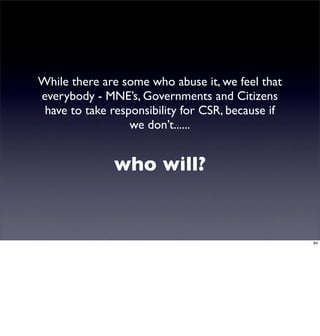 Corporate Social Responsibility