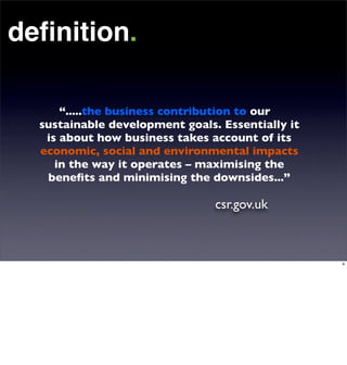 Corporate Social Responsibility