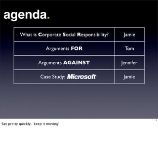 Corporate Social Responsibility