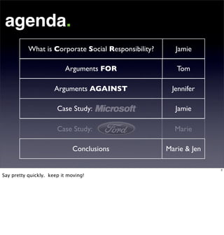 Corporate Social Responsibility