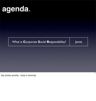 Corporate Social Responsibility