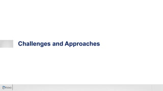 Challenges and Approaches
 