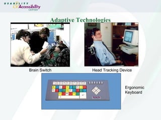 Adaptive Technologies Brain Switch Head Tracking Device Ergonomic Keyboard 