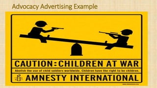 Advocacy Advertising Example
 