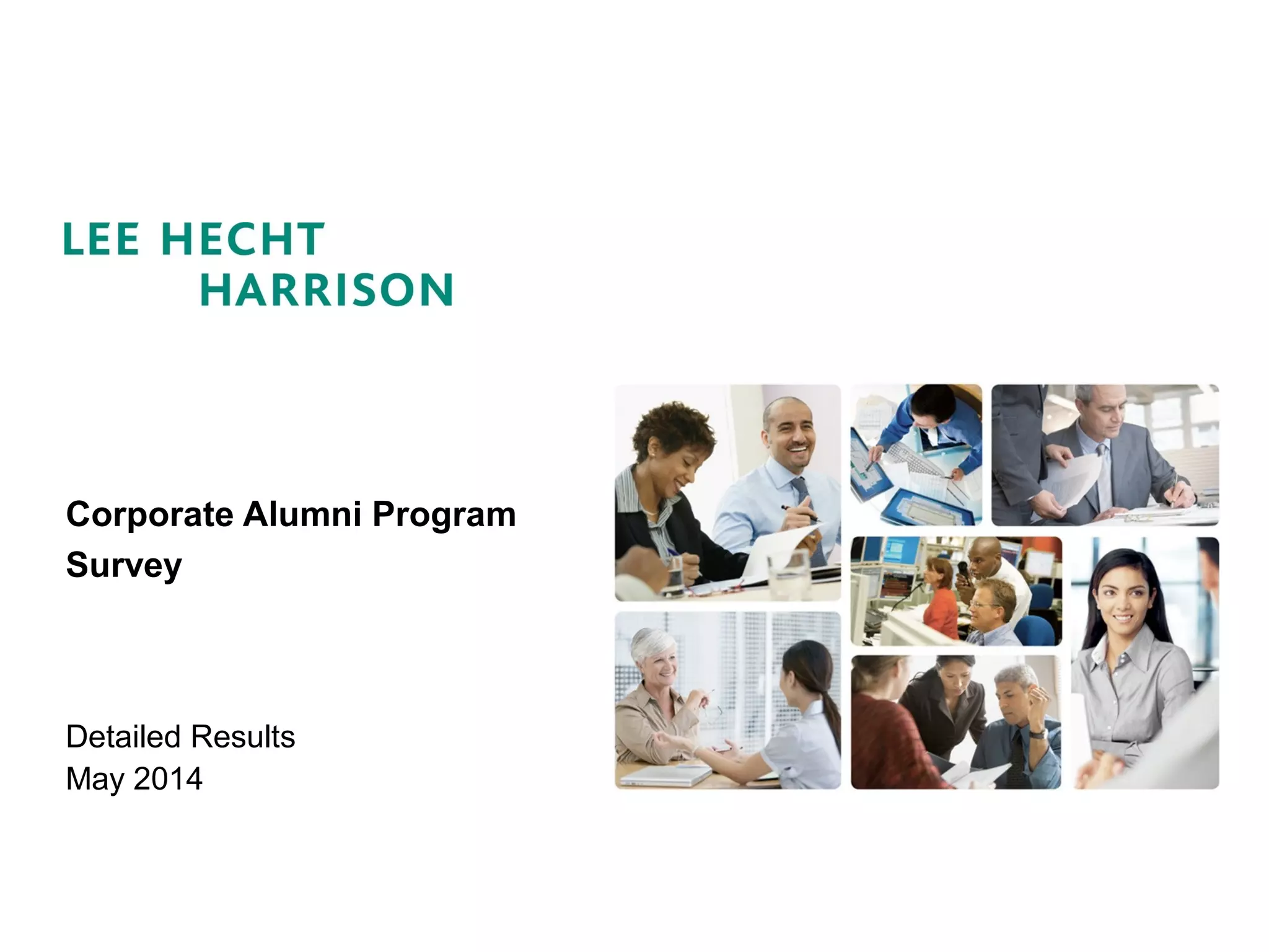 Lee Hecht Harrison Research Results PPT
