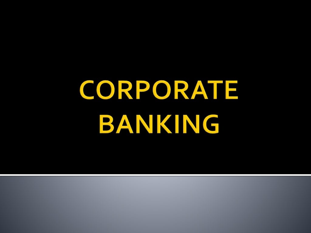 Corporate Banking