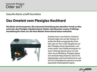 Oder so?Corporate Blogging