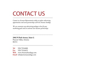 Hockey Sales Brochure