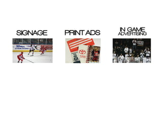 Hockey Sales Brochure