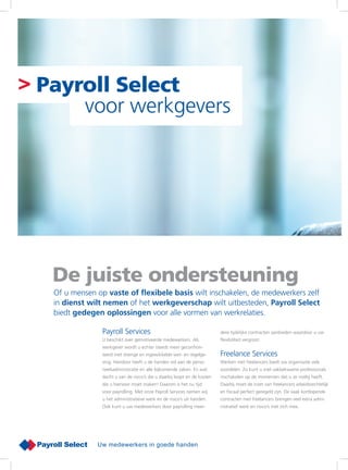 Corporate Brochure - Payroll Select | PDF
