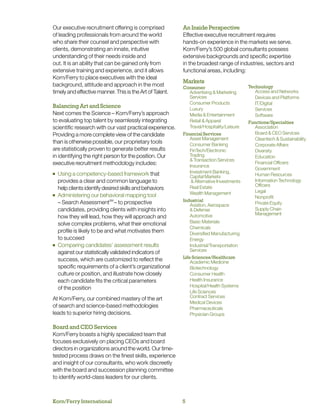 Corporate Brochure Korn Ferry International | PDF