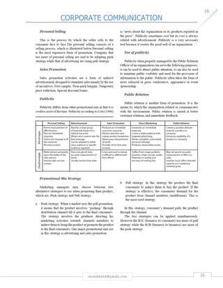 CORPORATE COMMUNICATION 
16 
rmmakaha@gmail.com 16 
 