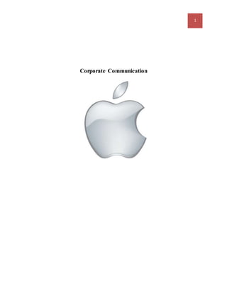 1
Corporate Communication
 