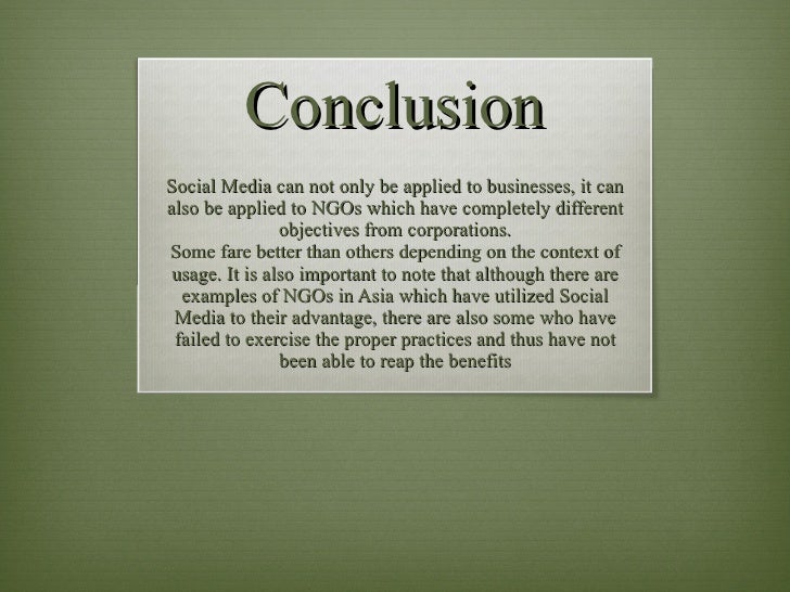 corporate communication challenge ngo uses of social media personal objectives examples