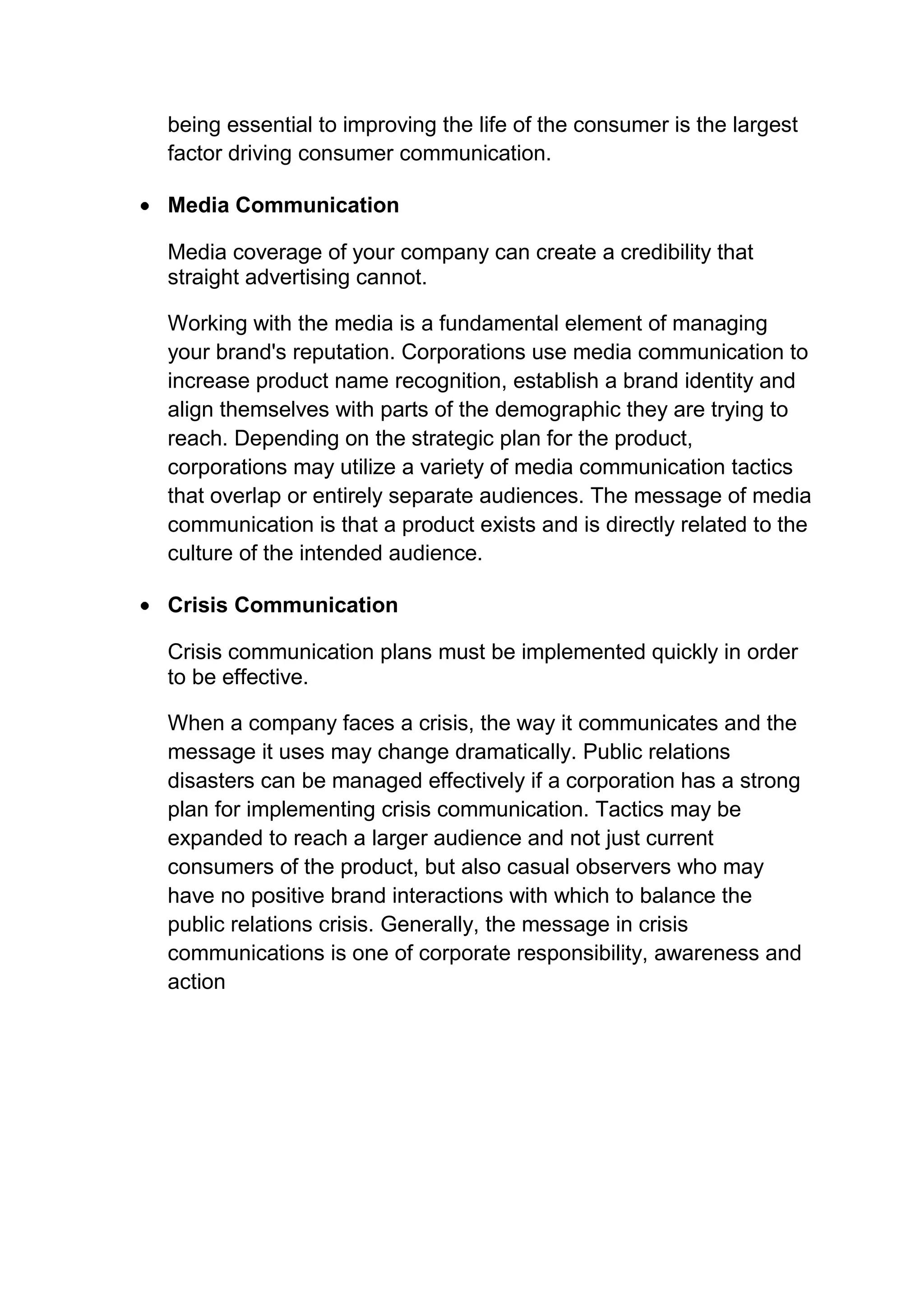 Corporate communication in lieu of attendence