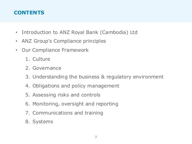 Corporate Compliance Anz