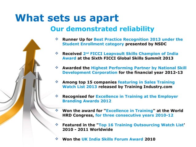 Centum Learning Corporate Presentation Ppt