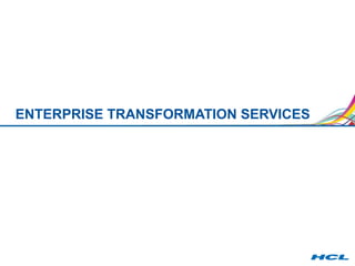 ENTERPRISE TRANSFORMATION SERVICES 