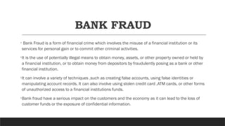 CORPORATE CRIMES AND BANK FRAUD crimes.pptx