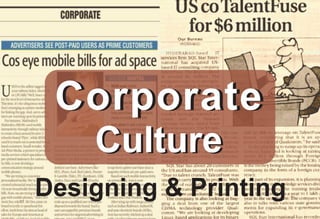 Corporate Culture 