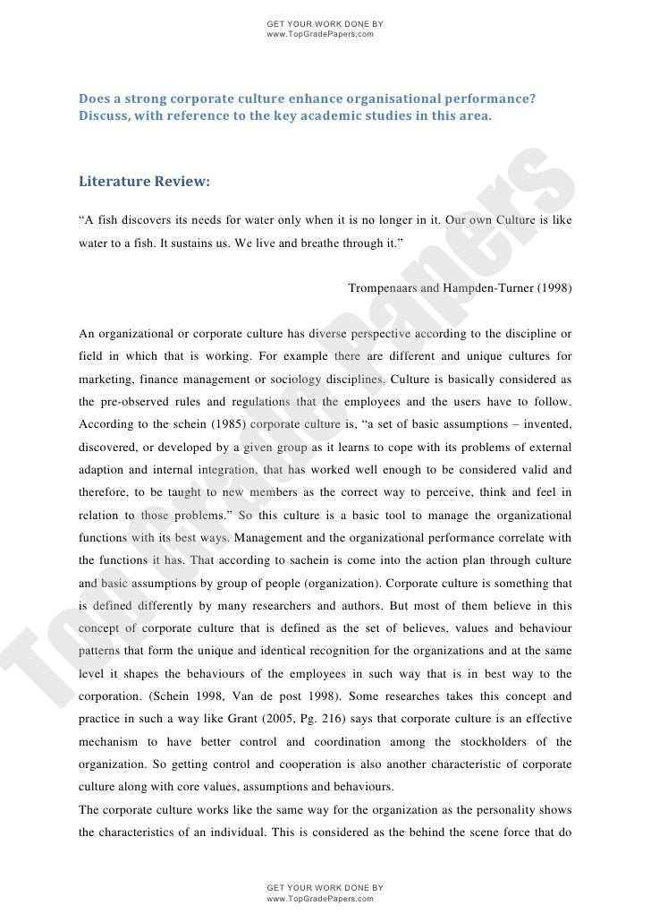 essay on corporate culture