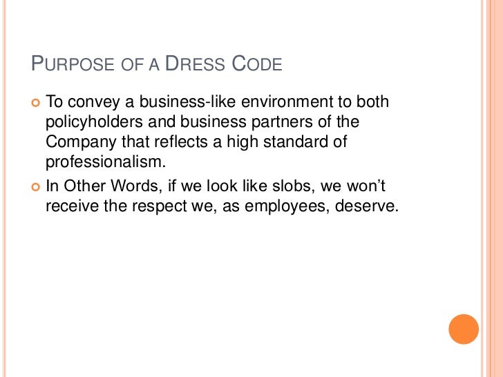 Dress Code Fo Management Students
