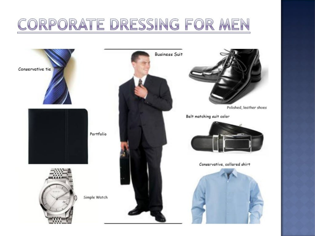 Corporate dressing etiquettes