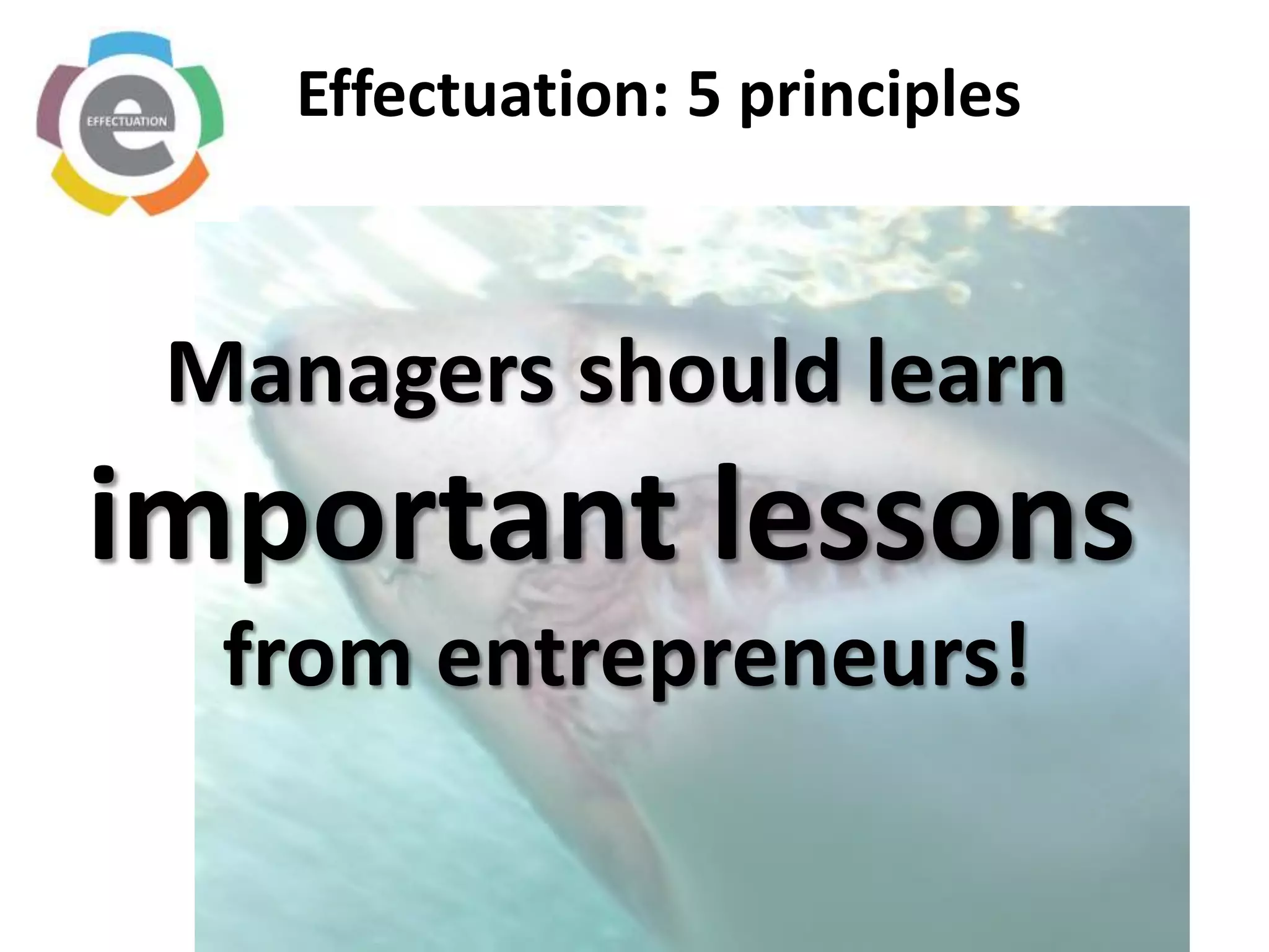 Corporate Effectuation Slideshare | PPTX