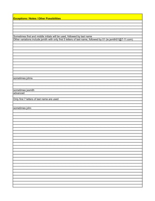 Corporate Email Patterns (Tenfold) | PDF