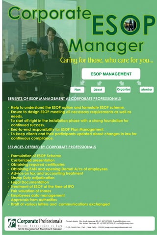 Corporate ESOP Manager