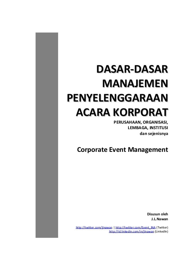 Corporate Event Management (general)