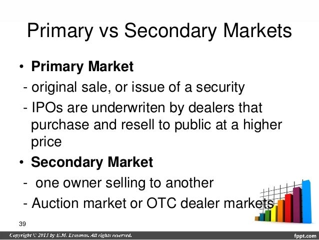 Ipo primary vs secondary market