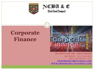 Corporate finance; ratio analysis (5)
