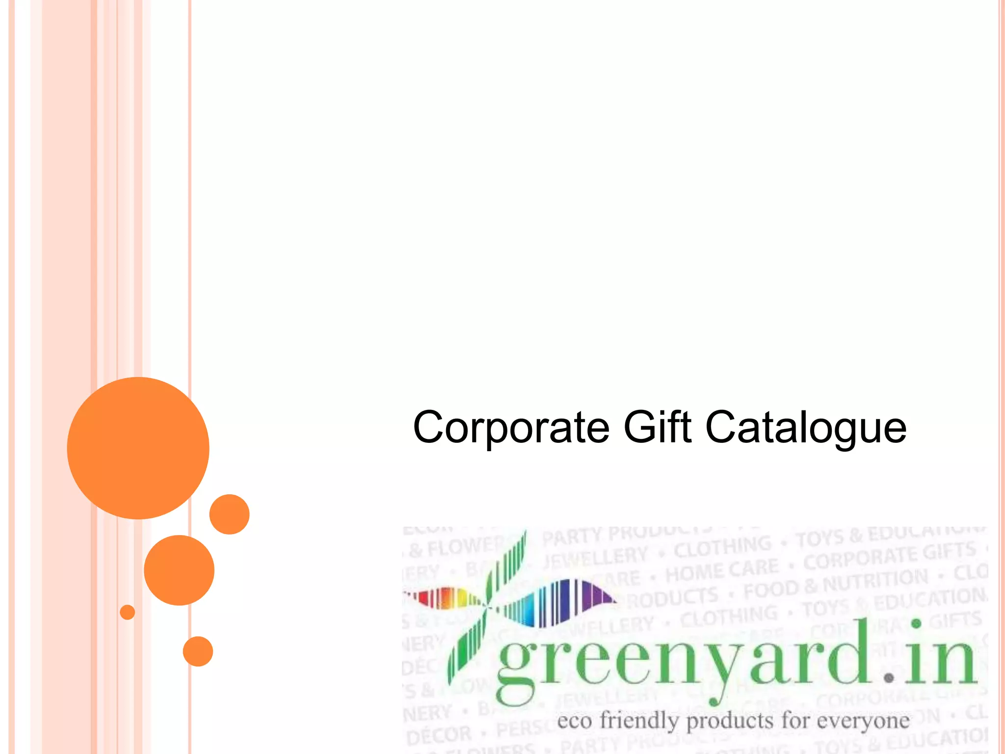 Corporate Gift Catalog PPTX