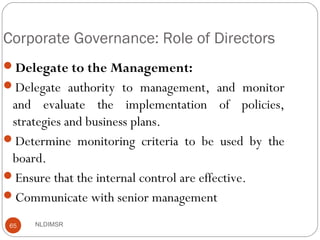 Corporate Govenrance MBA | PPT