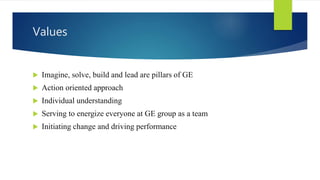 Ge Values Examples Corporate governance in General electric | PPTX