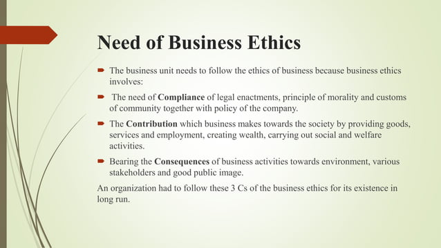Corporate Governance and Business Ethics - PPT.pptx | Business ...