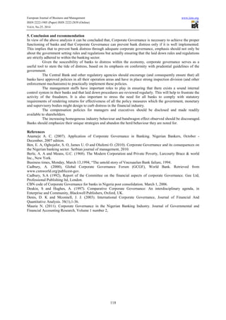Corporate governance and organizational performance in the nigerian ...
